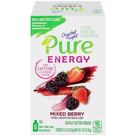 Crystal Light Pure Mixed Berry Energy Mix
