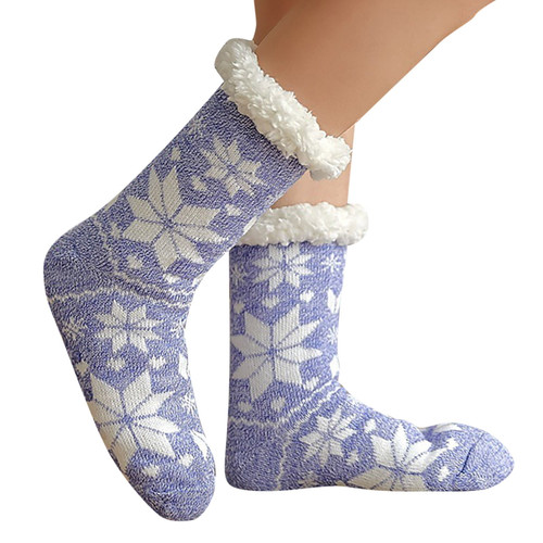 Eumodr Granola Girl Aesthetic Clothes Long Socks Extra Wide Women's Winter Non Slip Home Sleep Slippers Socks Leg Sets Carpet Socks