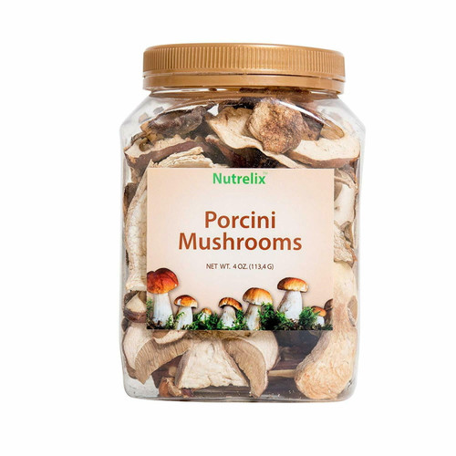 Nutrelix Organic Dried Porcini Mushrooms, 4 Oz