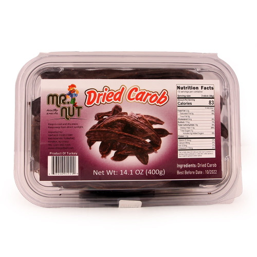 Mr. Nut Dried Carob (keci Boynuzu) - 14.1oz