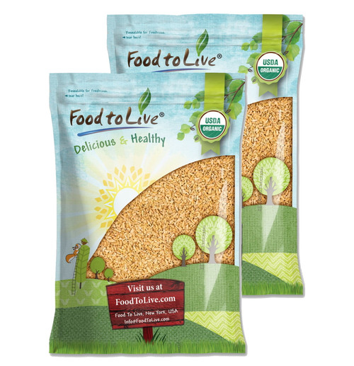 Organic Whole Freekeh, 20 Pounds — Non-gmo, Kosher, Vegan — By Food To Live