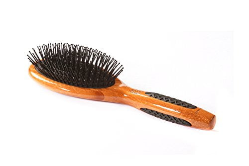 Bass Brushes Nylon Bristle Brush Large Oval - 1 Count, 3 Pack