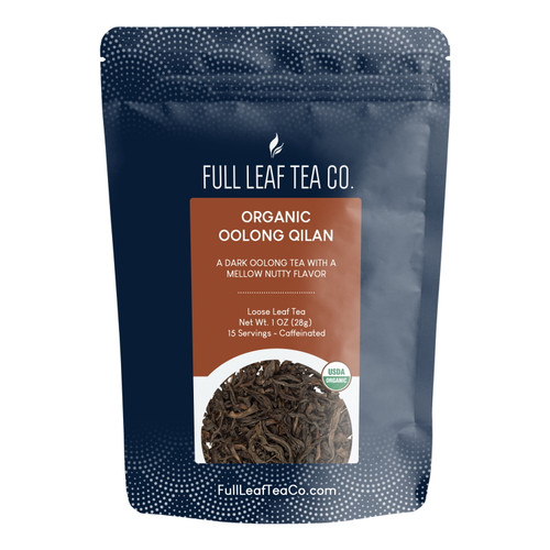Organic Oolong Qilan - 1oz Bag (approx. 15 Servings) | Full Leaf Tea Co.