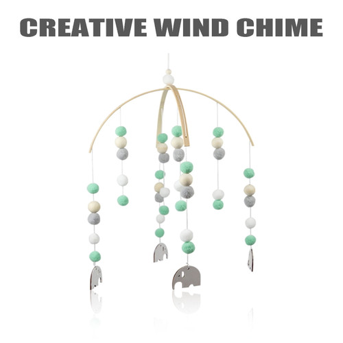 Kqegk Wooden Ceiling Mobile Baby Crib Mobile For Boy And Girls Baby Bed Room Decor