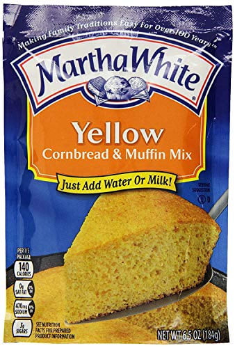 Martha White Yellow Cornbread & Muffin Mix, 6.5 Ounce