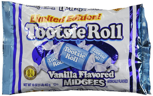 Vanilla Tootsie Roll Midgees Limited Edition 16 Oz By Tootsie Roll