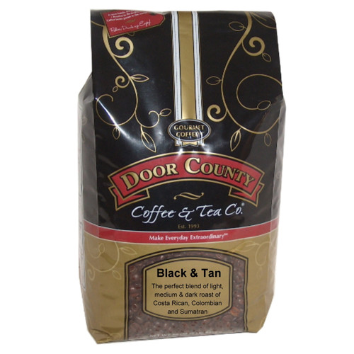 Door County Coffee Black And Tan 5lb Whole Bean Specialty Coffee