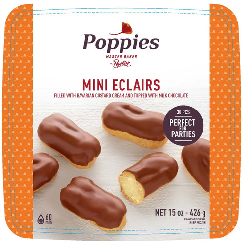 Poppies Mini Eclairs, 15 Oz
