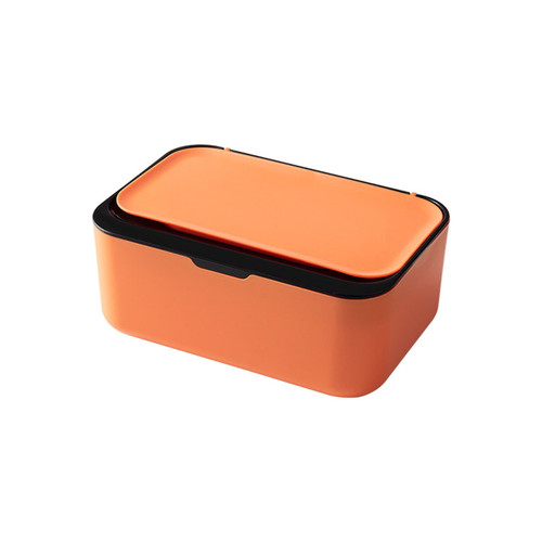 Home Edit Storage Baby Wipes Dispenser, Wipe Holder With Lids Diaper Wipes Case For Bathroom Refillable Wipe Container With Sealing Design, Flushable Bathroom Storage Case Box Black F2852