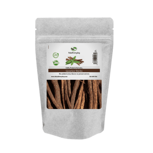 Natural Licorice Root Sticks 1 Lb. Bag - Approximately 40-60 Sticks - 100% Pure, Natural, Organic, Naturally Grown African Licorice Sticks
