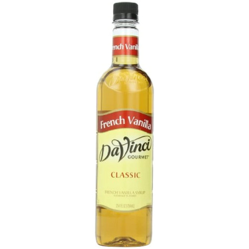 Davinci Gourmet Classic Syrup, French Vanilla, 25.4 Ounce (pack Of 3)