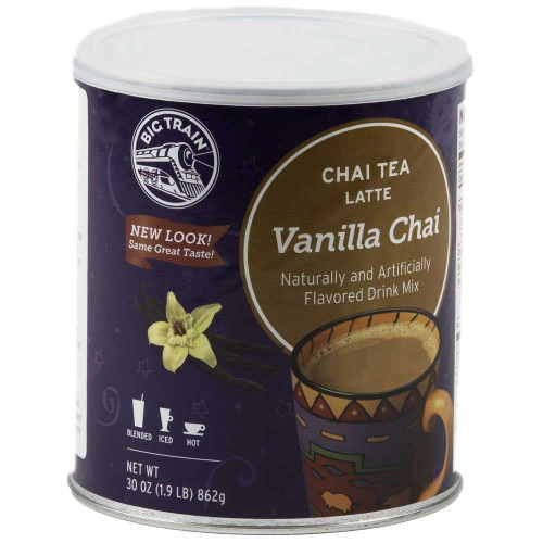 Big Train Vanilla Chai Tea Latte Drink Mix, 1.9 Pound -- 6 Per Case.