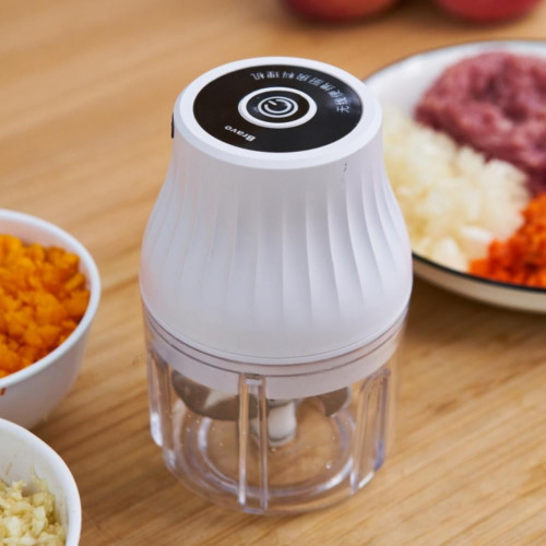 Garlic Chopper - Electric Mini Chopper Food Processor, Garlic Mincer, For Chop Onion Ginger Vegetable Pepper Spice Meat, Baby Food, Easy Cleaning, Bpa Free (300ml)