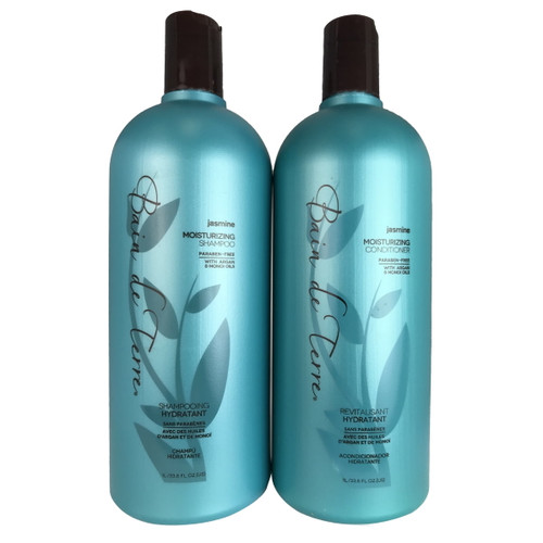 Bain De Terre Jasmine Moisturizing Shampoo & Conditioner 33.8 Oz