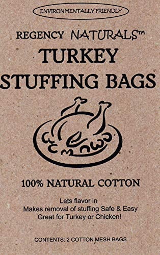 Regency Wraps Rw875n Natural Turkey Stuffing Bags, 18"