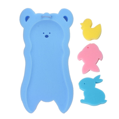 Zpaqi Newborn Anti-slip Sponge Pad Baby Bath Tub Bathing Pad Infant Shower Baby Care