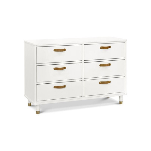 Million Dollar Baby Classic Tanner 6 Drawer Assembled Dresser In Warm White