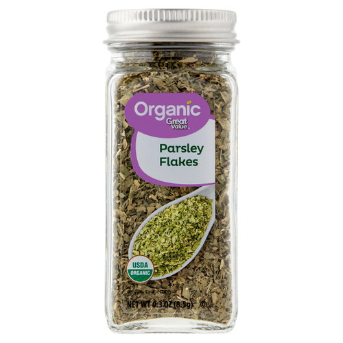 Great Value Organic Parsley Flakes, 0.3 Oz