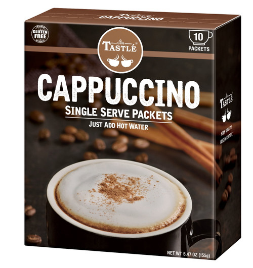 Cafe Tastle Single Serve Cappuccino Coffee, 10 Count