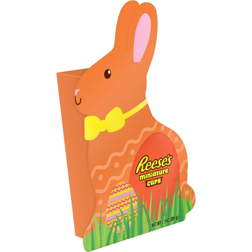 Reese's, Miniatures Milk Chocolate Peanut Butter Cups Candy, Easter, 7.1 Oz, Bunny Gift Box