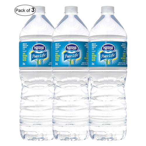 Nestle Pure Life Natural Spring Water Plastic Bottle 1.5l (pack Of 3)