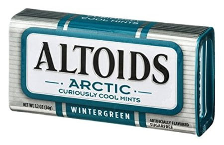 Altoids Arctic Wintergreen Sugarfree Mints 1.2 Oz Pack Of 8 (209-00489)