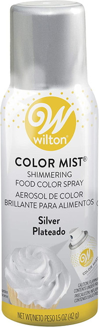 Wilton 710-5521 Metallic, 1.5 Oz, Silver Color Mist