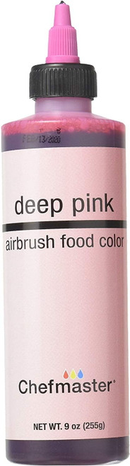 Chefmaster Airbrush Spray Food Color, 9-ounce, Deep Pink