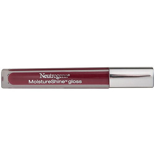 Neutrogena Moistureshine Lip Gloss, Wine Wellness 410, 0.12 Oz