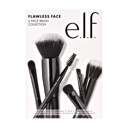 E.l.f. Flawless Face Kit, 6 Piece Brush Collection