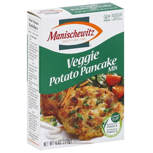 Manischewitz Veggie Potato Pancake Mix, 6 Oz, (pack Of 12)
