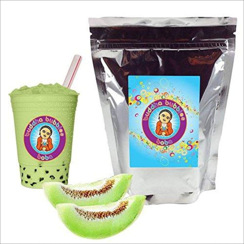 New Taste ! Honeydew Boba / Bubble Tea Drink Mix By Buddha Bubbles Boba 10 Ounces (283 Grams) 10 Ounce (283 Gram)