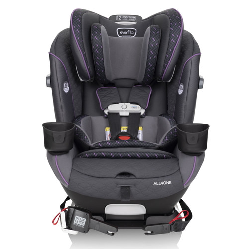 Evenflo All4one All-in-1 Convertible Car Seat With Sensorsafe (ophelia Purple)