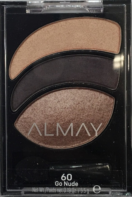 Almay Smokey Eyeshadow Trios, 60 Go Nude, 0.19 Oz