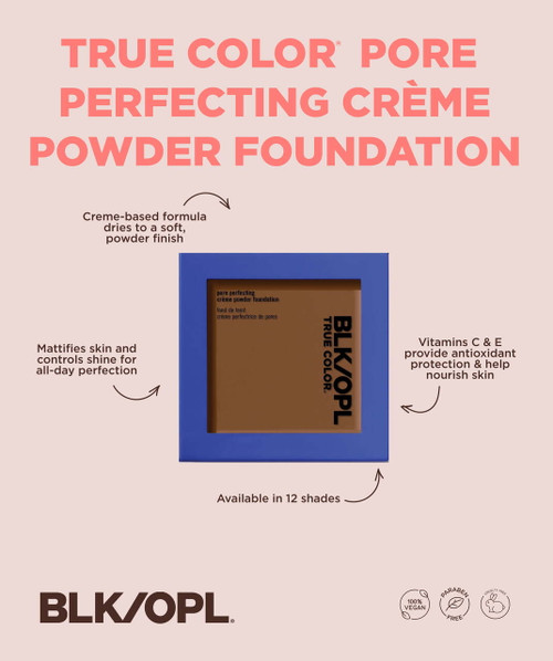 Black Opal Pore Perfecting Crème Foundation Spf 15, Vitamin C & E, Truly Topaz