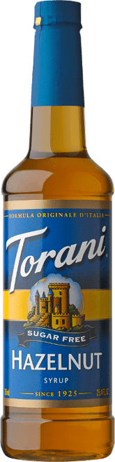 Torani Sugar Free Hazelnut Flavoring Syrup, Coffee Flavoring, Drink Mix, 25.4 Oz