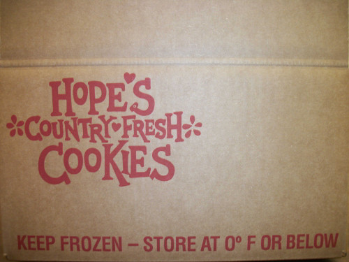 Hopes Gourmet All Butter Mini Chocolate Chip Cookie Dough, 0.5 Ounce -- 640 Per Case.