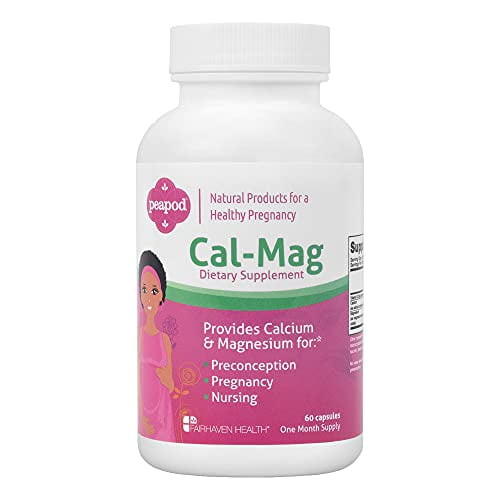 Fairhaven Health Peapod Cal-mag Pregnancy & Lactation Supplement, Contains Calcium, Magnesium, & Vitamin D3 For Pregnancy, Baby And Female Health, Vegetarian And All-natural For Women (1 Mon