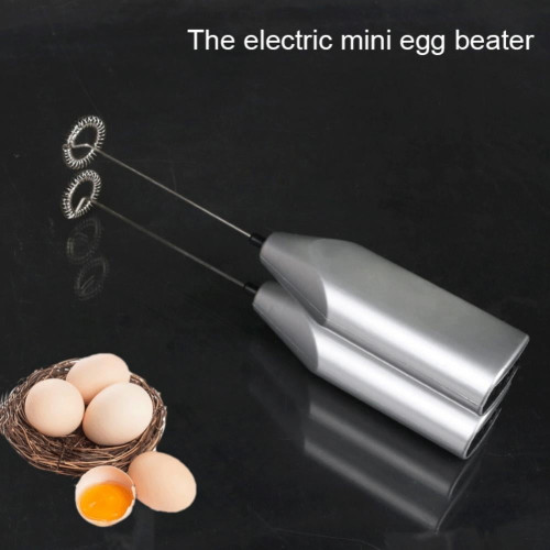 Stainless Steel Battery Operated Electric Milk Frother Egg Beater Kitchen Drink Foamer Whisk Mixer Stirrer Coffee Creamer Whisk Frothy Blend Whisker