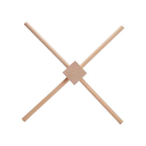 Wooden Hanger - Hi Baby Monment Wooden Mobile Hanger Handmade Diy Baby Crib Mobile (four)
