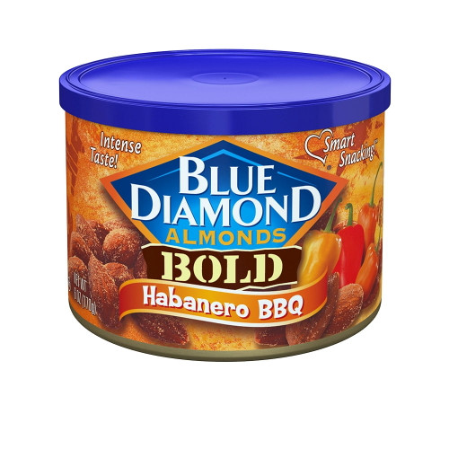 Blue Diamond Bold Habanero Bbq Almonds, 6 Oz