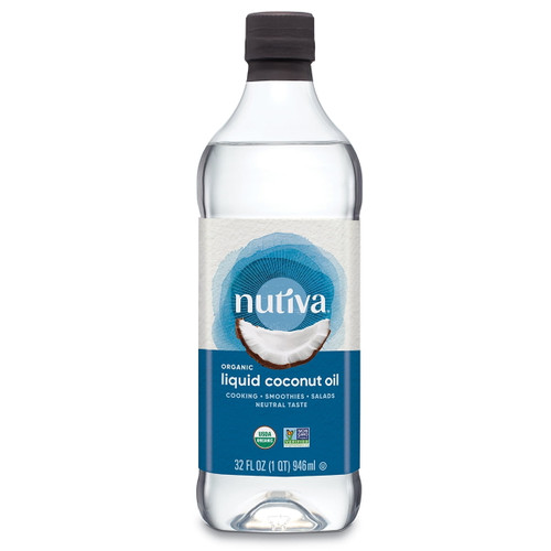 Nutiva Organic, Unrefined, Liquid Coconut Oil, 32 Fl Oz