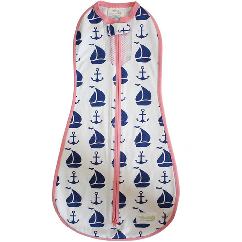 Woombie Air, Navy Nautical/girl, 14-19 Lbs