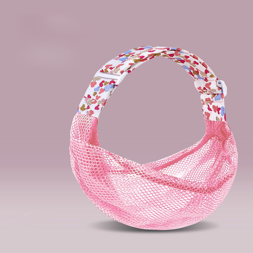 Zeeyh Breathable Baby Sling, Adjustable Baby Wrap, Baby Carrier Wrap, Quick Dry, 3d Mesh Fabric, Thick Shoulder Straps, Elastic For Summer, Pool, Beach, Newborn Carrying,pink