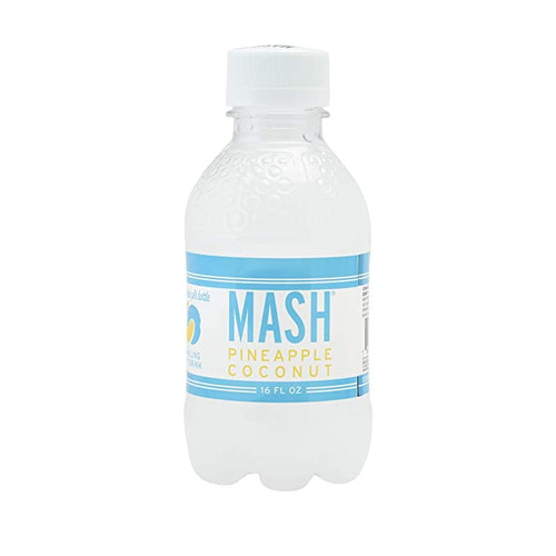 Mash Natural Essence Low-calorie Sparkling Water Beverage , 16 Fluid Ounce (pineapple Coconut, Pack Of 12)