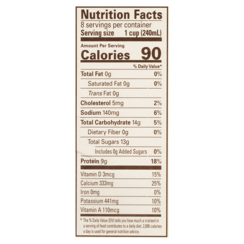 Organic Valley® Organic Fat Free 0% Milk 0.5 Gal. Carton