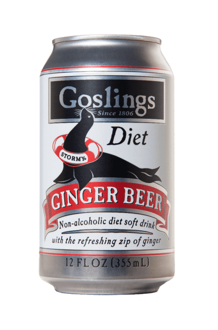 Gosling's Diet Ginger Beer 12 Oz. Can, 24 Count