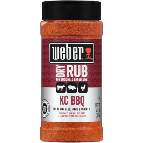 Weber Kc Bbq Dry Rub 14.5 Oz. Shaker