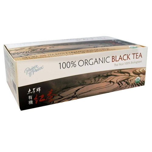 Prince Of Peace 100% Organic Black Tea - 100 Tea Bags