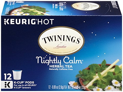 Twinings Nightly Calm Tea, Keurig K-cups, 12 Count